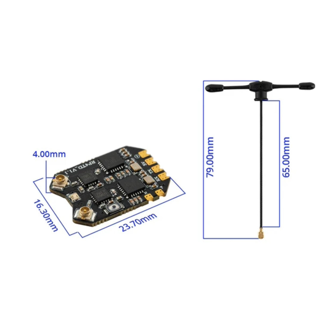 RP4TD ExpressLRS 2.4ghz True Diversity Receiver EU-LBT