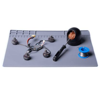Magnetic Silicone Soldering Mat in Gray (400x300mm)